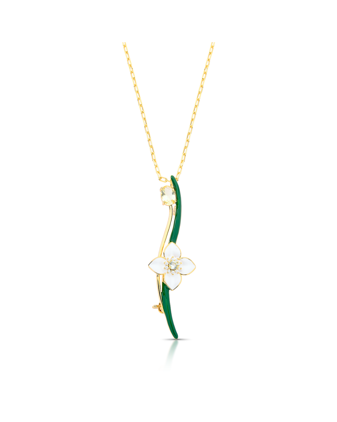 Alba necklace - brooch