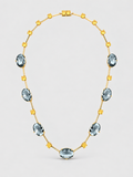 BALBINO Névoa necklace with grey spinel and citrine